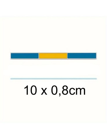 Emblem, blågult, 1-pack till Volvo