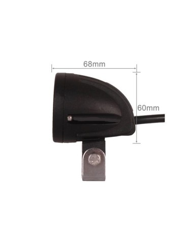 Led 10w mini Spot 3D lins 12 - 24V  2-pack