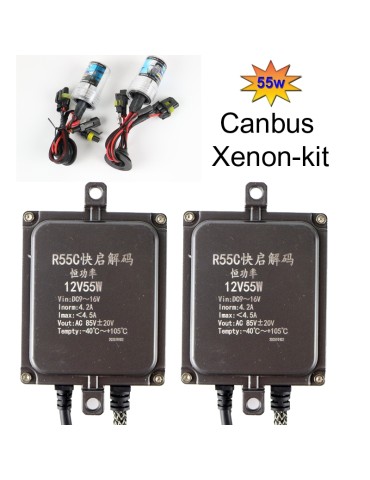 Xenon kit 55W HB4 12000k CANBUS AC slim digital HID 9006