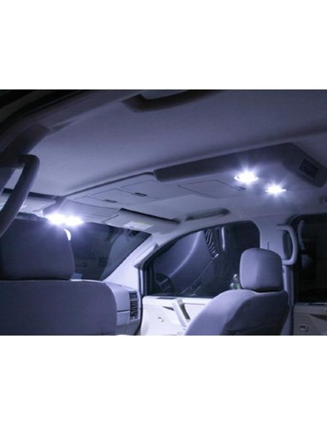 Spollampa 41mm 42mm 12000k Canbus Led 5050SMD 4-pack C5W SV8.5