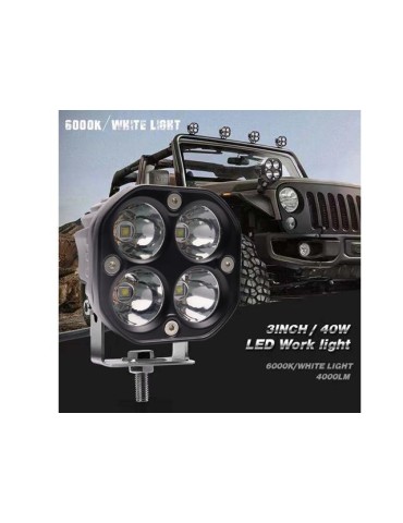 Led 40w mini Spot  12 - 24V arbetsljus till tex fyrhjuling