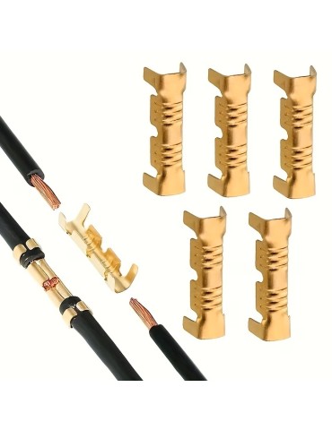 Krympslang + skarv  sortiment 50+50 st för 0,5-4,0 mm² kablar 